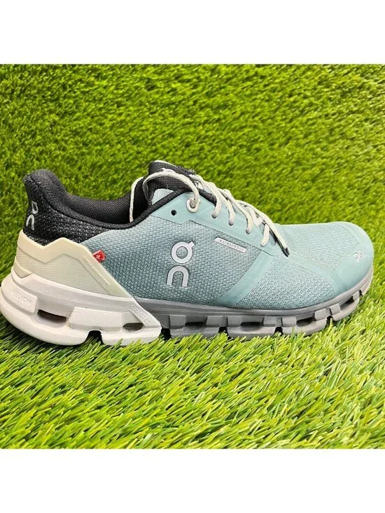On Cloudflyer Waterproof Womens Size 9 Blue Athletic Running Shoes Sneakers