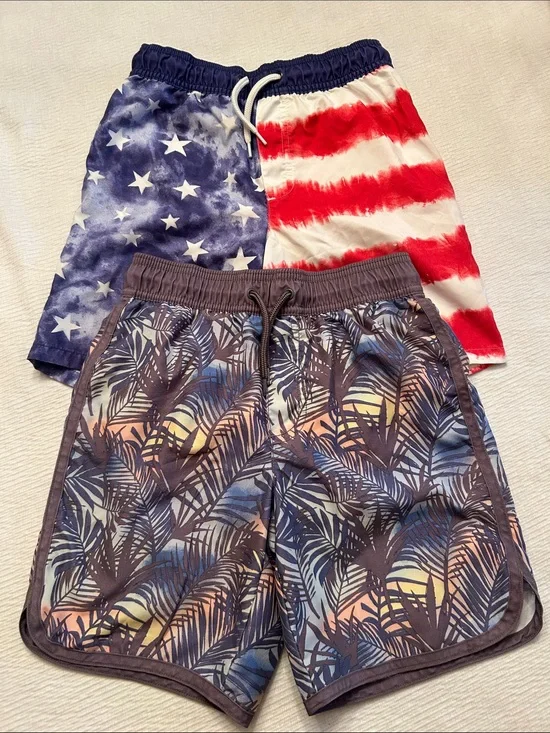 Kids OshKosh Swim Trunks Bundle Size 7