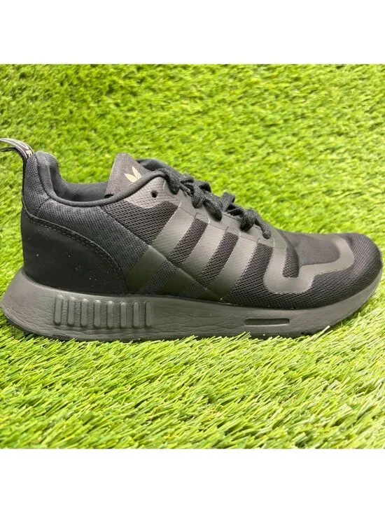 Adidas Originals Multix Womens Size 7.5 Black Athletic Running Shoes Sneakers