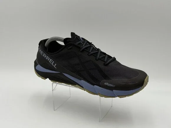 Merrell Bare Access Flex Shoes Womens Size 9.5  J09652 Black Metallic Lilac