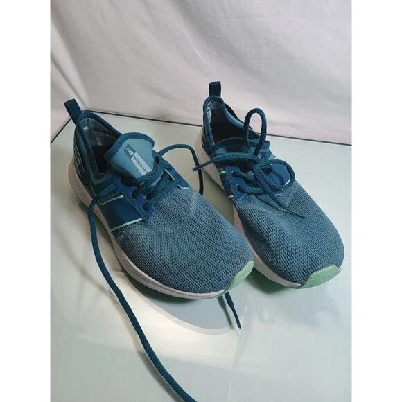 New Balance Nergize Sport Women's Mesh Lace-Up Low Top Sneakers Blue Green