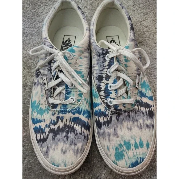 Vans Tye-Dye Blue Women's Shoes‎ Sneakers Size 11 Lace Up
