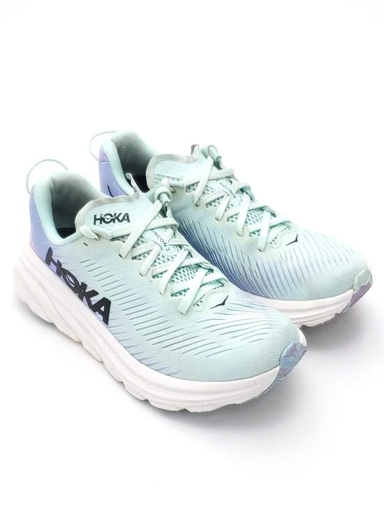 HOKA ONE ONE Rincon 3 Sunlit Ocean Airy Blue Women's 8 Running Athletic Shoes