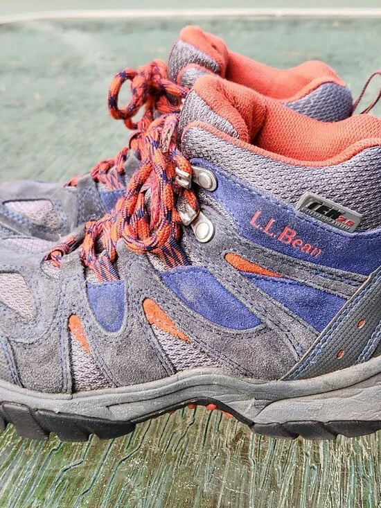 Youth Size 4 L.L. Bean Waterproof Hiking Boots