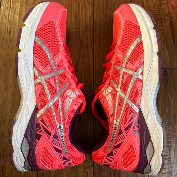 Asics Womens Gel-Exalt 3‎ #T666N Size 10 Lace Up Running Shoes Work Out Sneakers