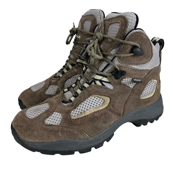 Vasque Youth Brown‎ Suede Waterproof Hiking Boots Size 5M EUR 37.5