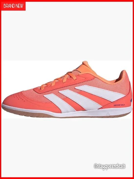 Indoor Soccer Cleats, Lace-Up Sneakers for Women, Non-Marking Rubber Sole