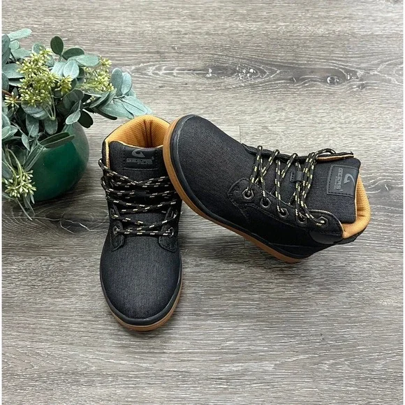 Denim Black Boutique‎ High Top Shoes Youth Size 2 NEW