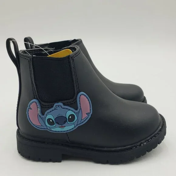 Disney Lilo and Stitch Chelsea Boots Booties Toddler‎ Girls Sz 6