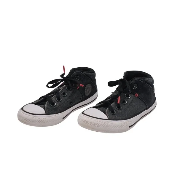 Converse Chuck Taylor All Star‎ Street Mid Shoes Youth Size 11 Black A05425F