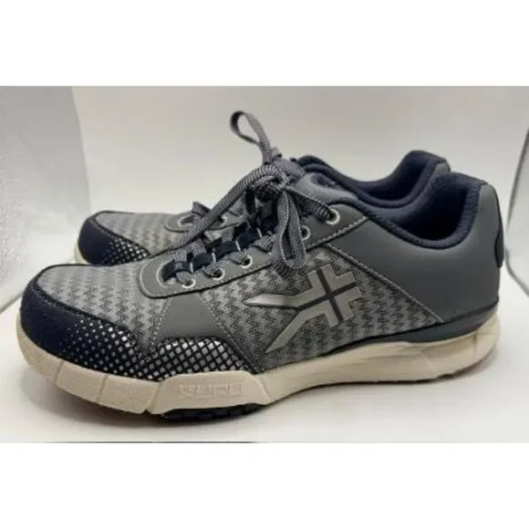 Kuru Quantum Running Shoes 10.5 Gray Comfort Support Gym Sneaker Orthotic