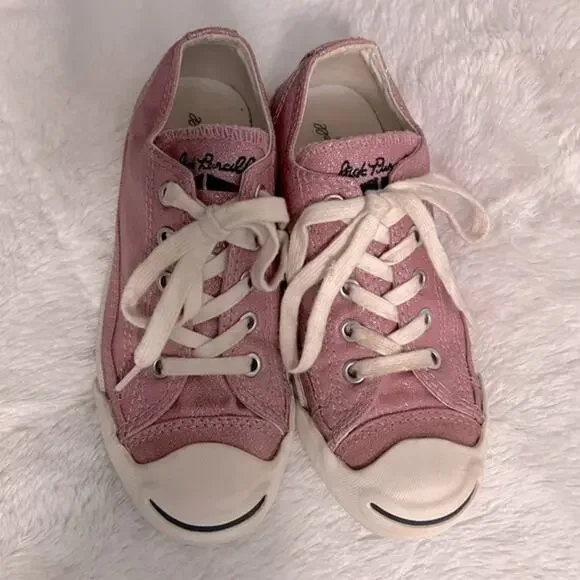 Converse Jack Purcell Girls 1 Pink Glitter