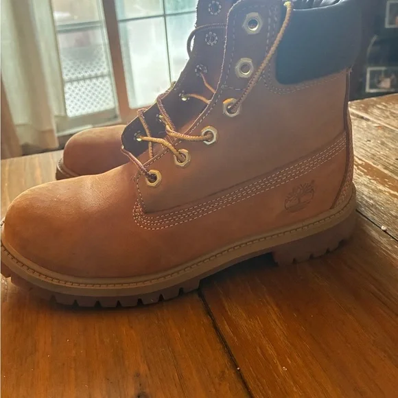 Timberland Tan Leather Work Boots