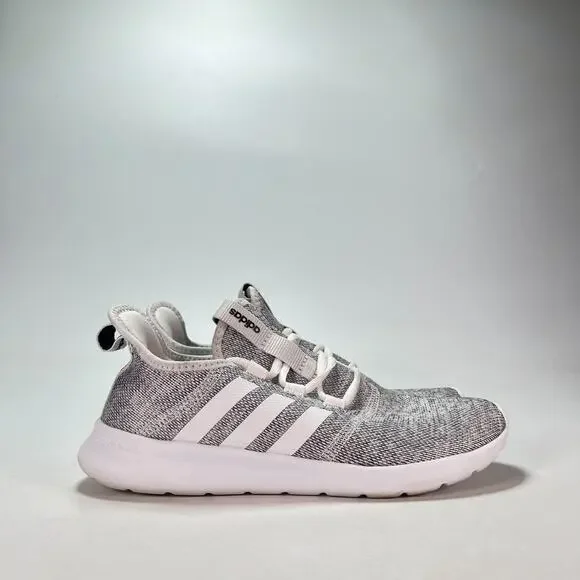 adidas Cloudfoam Pure 2.0 Cloud White Grey Casual Shoes H04756 Women's Size 7