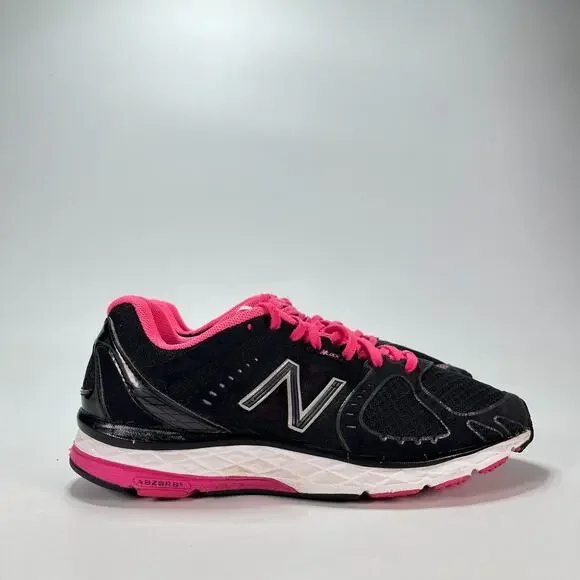 New Balance 790v1 Black Pink Lace Up Athletic Running Shoes Women's Size 7.5