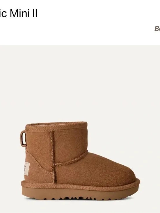 UGG Toddler Classic Mini II Boot in Chestnut