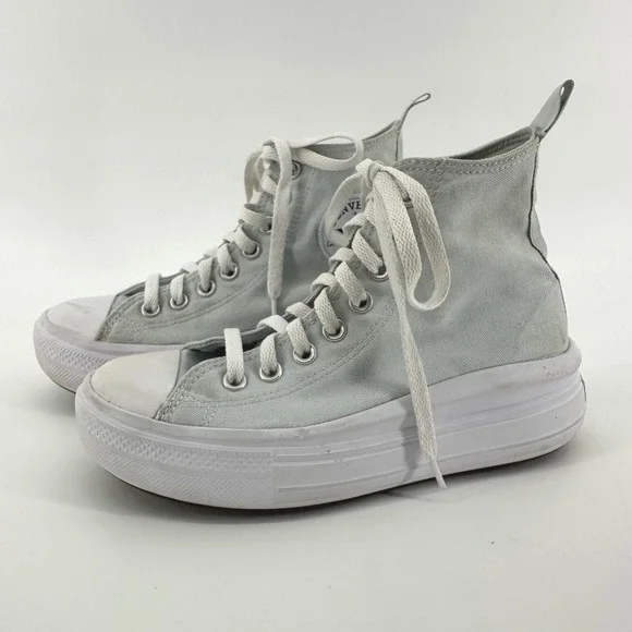 Converse Chuck Taylor All Star Move High Top Platform Gray A08427C Kids 4.5