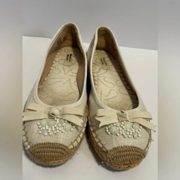 Simply Vera Vera Wang Embellished Espadrille Flats size 7