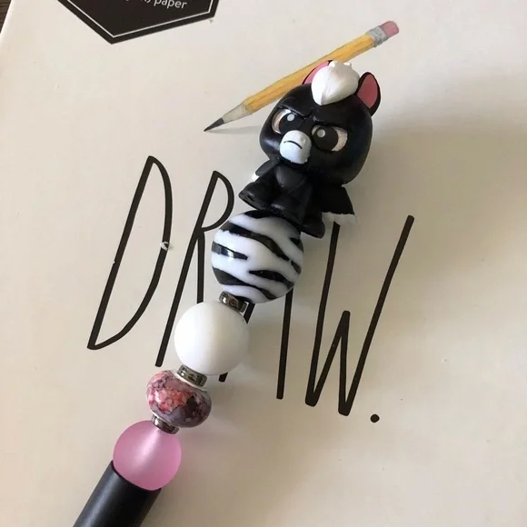 Disney Doorables: Fantasia: Peter Pegasus handmade beaded pen