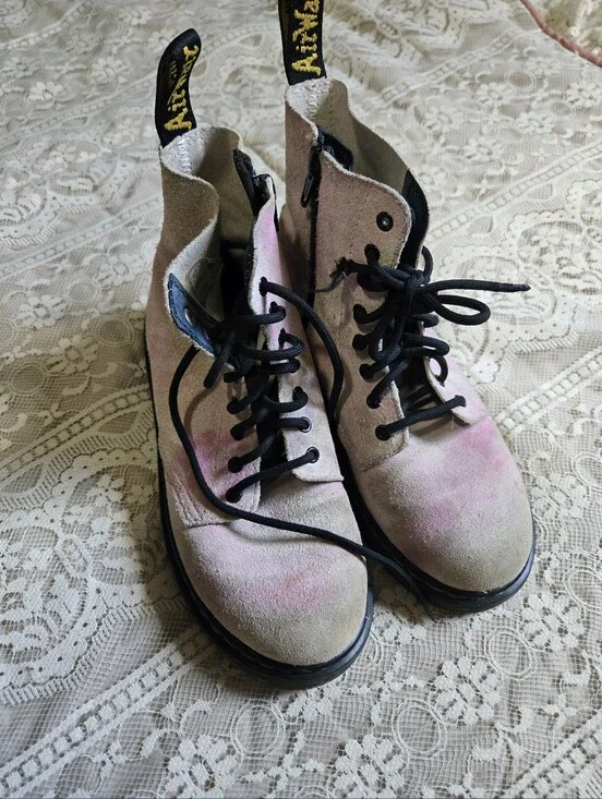 Dr. Martens 1460 Pascal Tie-Dye Suede Boots