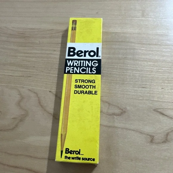 Berol Ensign No 2 Pencils Box of 10 Medium Soft 200-2 Vintage USA Stationery