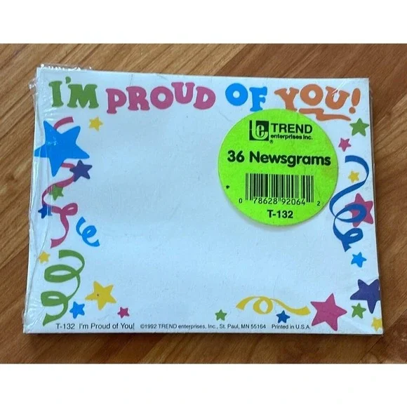 I'm Proud Of You 1992 Paper Notes I'm Proud‎ Of You