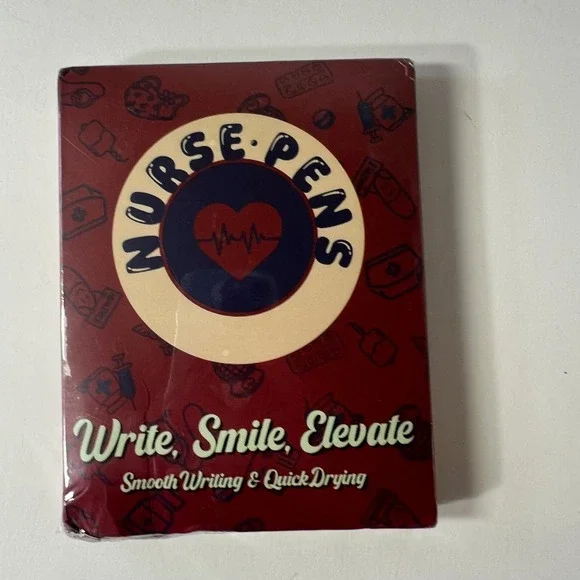 Nurse Pens Nurses Are Heroes Write Smile Elevate NIP Mystery