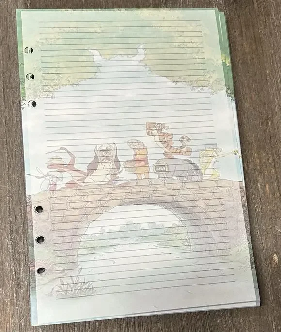 Winnie The Pooh Size A5 Refill Paper (50 Sheets)