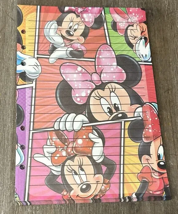 Minnie Mouse Size A5 Refill Paper (50 Sheets)