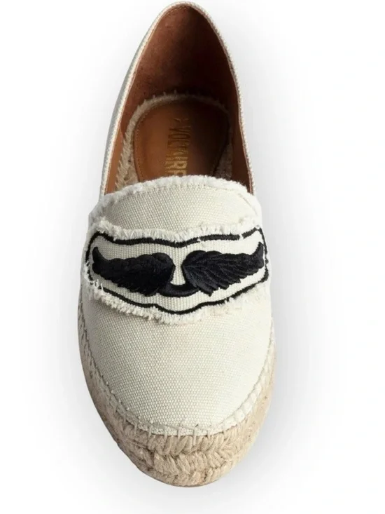 ZADIG & VOLTAIRE Women's City Frayed Espadrille Flat.