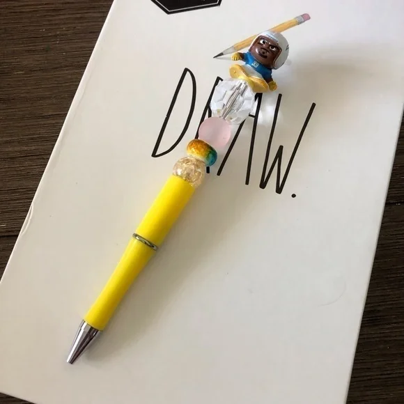 NFL Football player handmade beaded pen