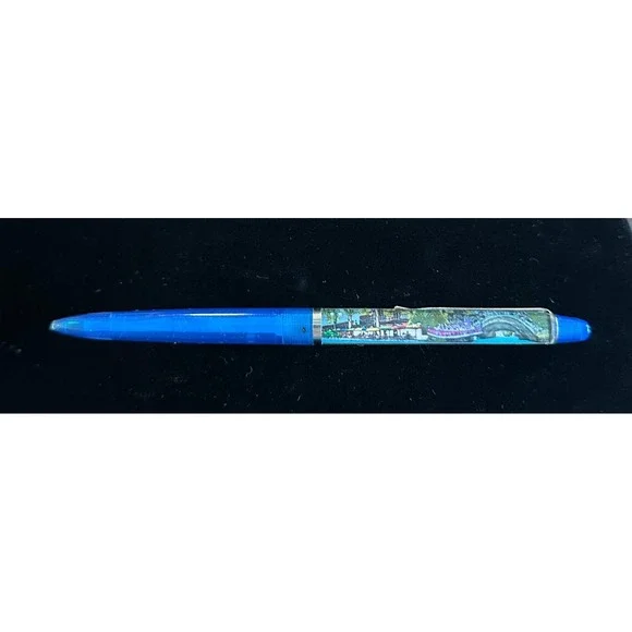Vintage San Antonio Texas River Walk Floaty Pen Blue‎ Souvenir Collectible