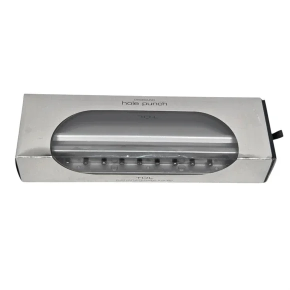 TUL Discbound 12-Hole Punch Custom Note-Taking‎ System Silver w/ Box Complete