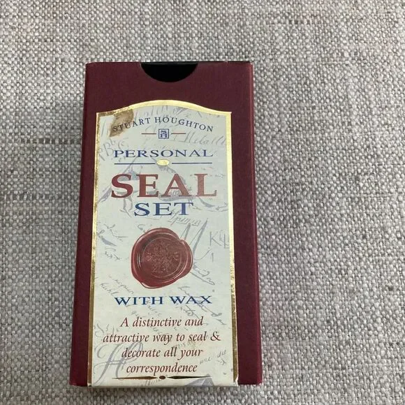 New Stuart Houghton Personal Seal Set With Wax
