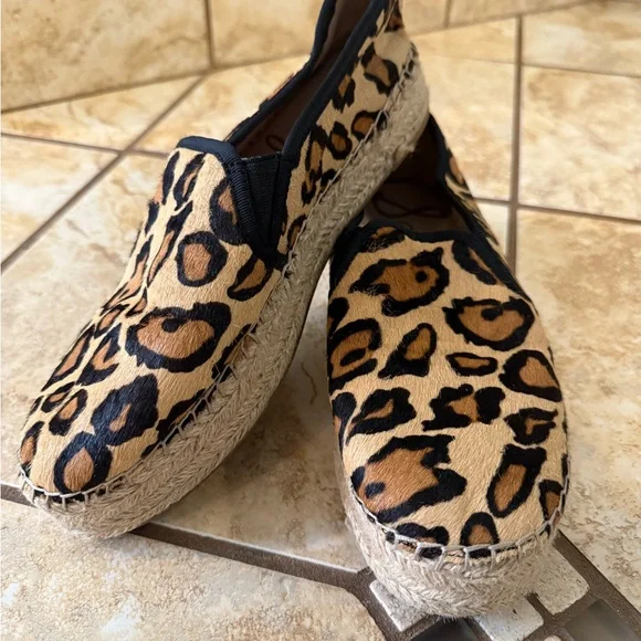 Sam Edelman Animal Print Espadrilles
