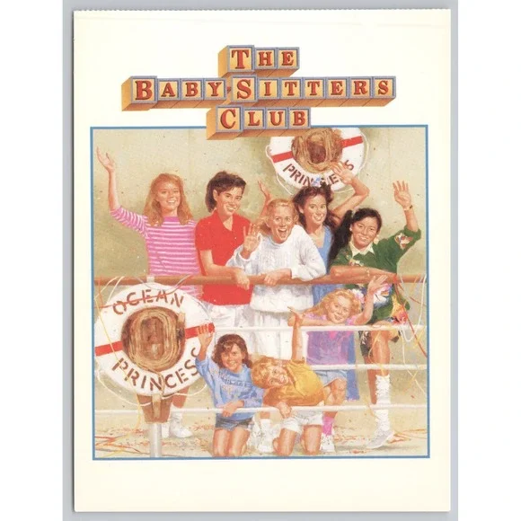 Vintage The Babysitters Club Postcard 1991 Super Special 1 Scholastic Book Cover