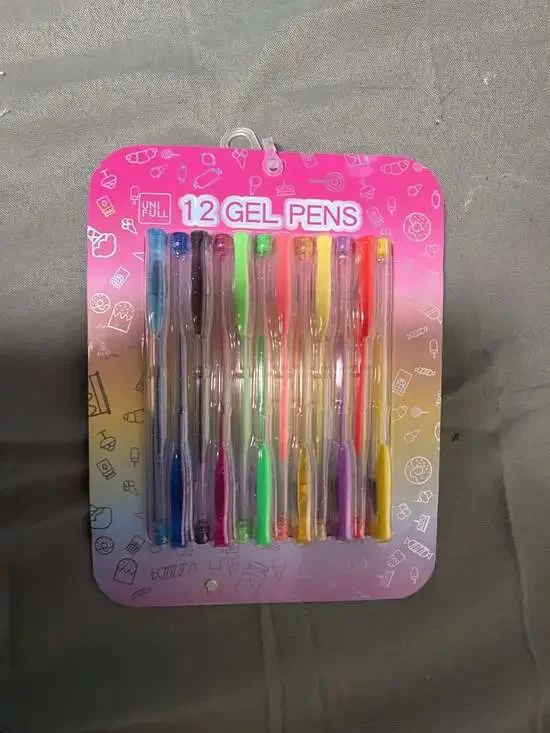 Uni Full 12 Gel Pens Assorted Colors