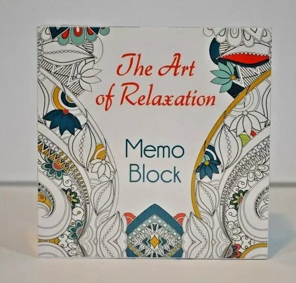 Adult Coloring Art of Relaxation Sticky Notes Lark Crafts Doodle Stress Relief