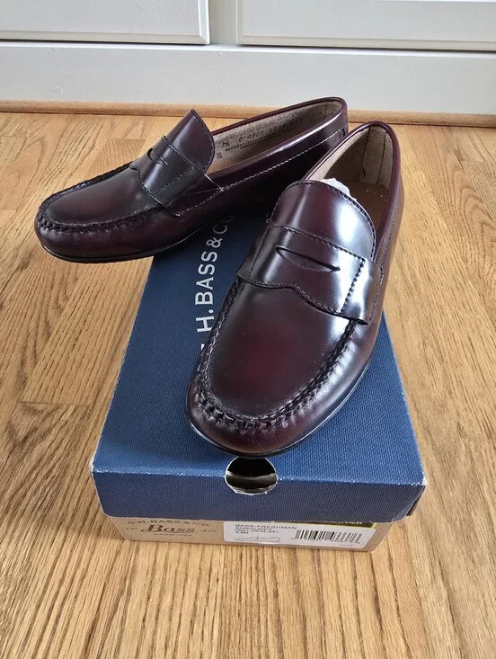 G.H. Bass & Co. Boy’s Weejuns Penny Loafers - Burgundy/Deep Wine