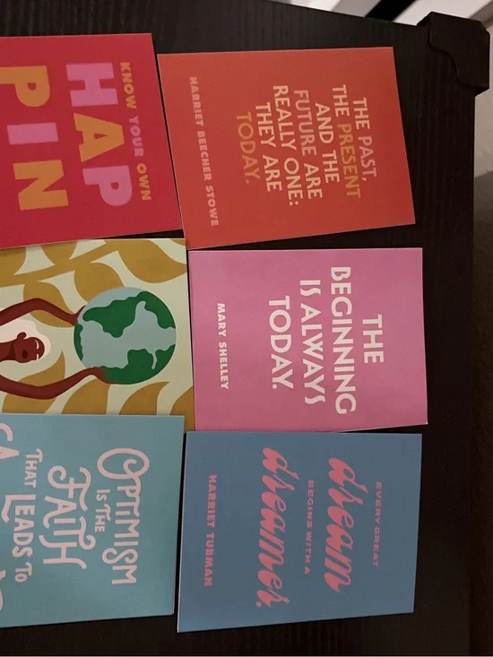 Inspirational Quote  Notecards - Jane Austen, Mary Shelley, Helen Keller