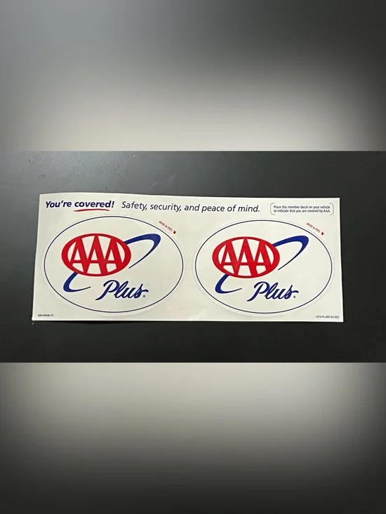 AAA Plus Member Decals – Set of 2