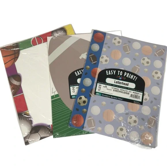 Great paper Kinkos Gibson 50ct/25ct Sports Football 8.5in X 11in Printer Paper