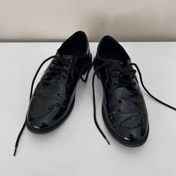 Black Glossy Dress Shoes for Boy