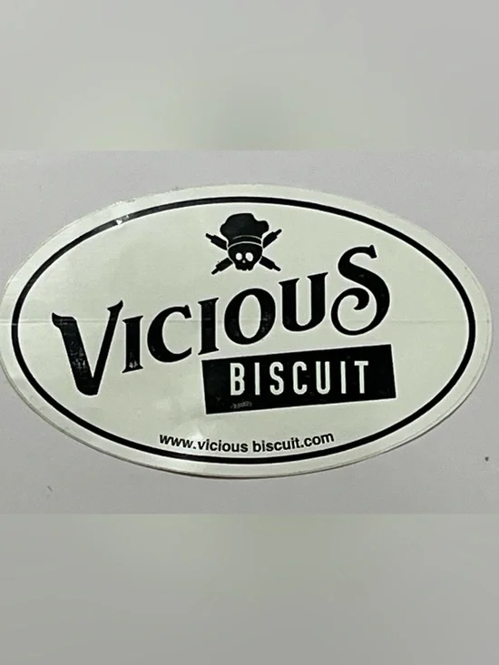 Vicious Biscuit Logo Sticker