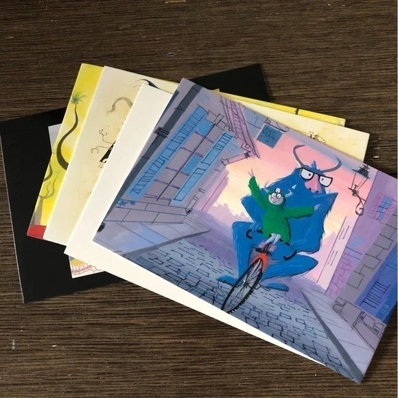Disney Pixar Movie Postcards: Monster's INC. 6 pack.