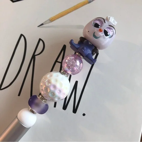 Disney Doorables: Olaf Retells: The little Mermaid: Ursula handmade beaded pen