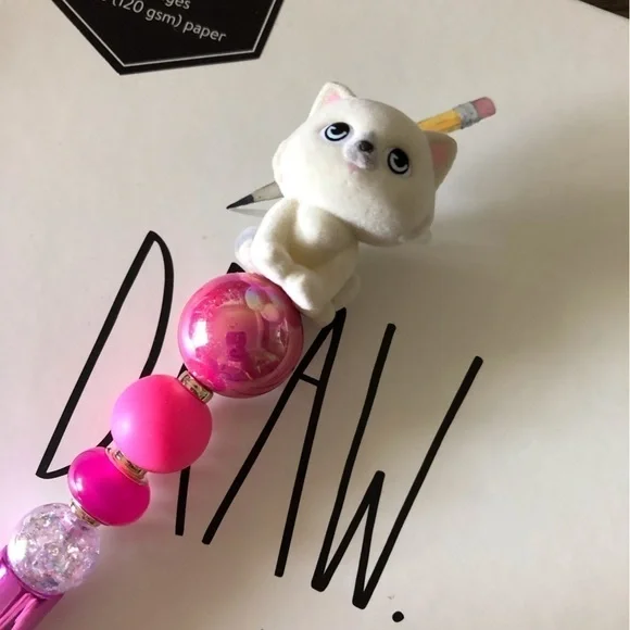 Kitty in my Pocket: Molly Ragdoll Cat handmade pen