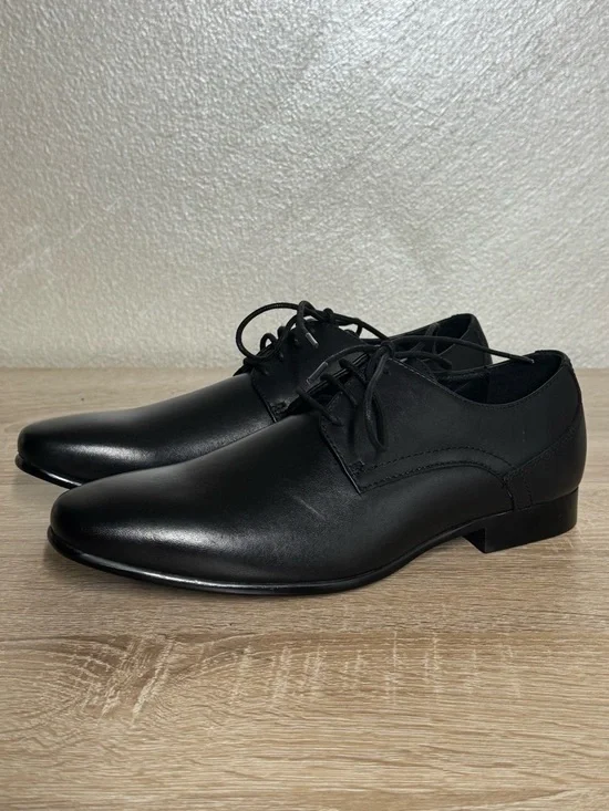 Reading - Regal Boys size EU 36 US 4 Dress Black Leather Lace Oxford Shoe