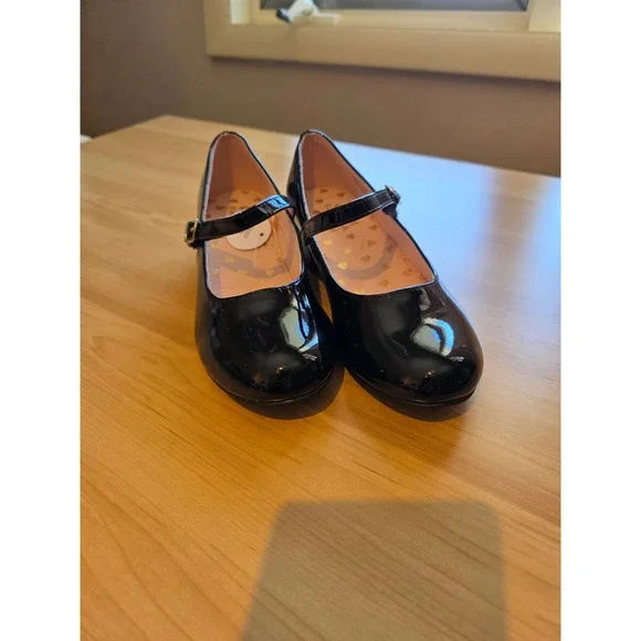 Sonoma Goods For Life Girls Black Patent Mary Jane Dress Shoes Size 2