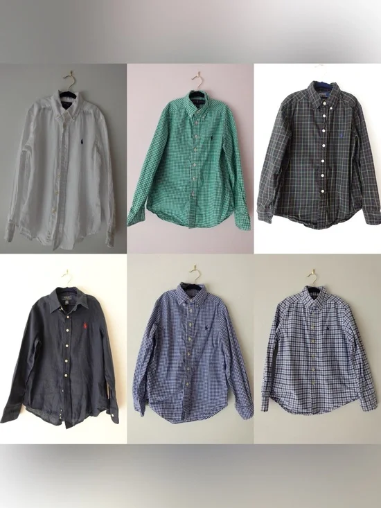 Polo Ralph Lauren Boys Button Down Shirt Bundle Size 8